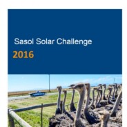 Sasol Solar Challenge 2016